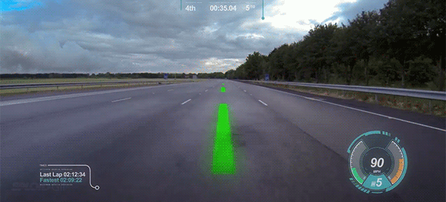 Jaguar designs windscreen that turns real racing into cool videogame