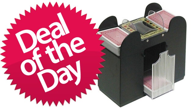 This Card Shuffler Is Your The-House-Always-Wins Deal of the Day