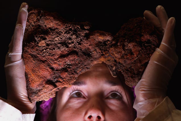 Amazing Discovery: Viking tomb includes a warrior's boat, axe, spear and sword