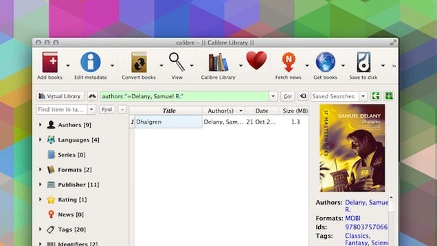 Calibre 2.0 Adds an Editor, Book Comparison, and More