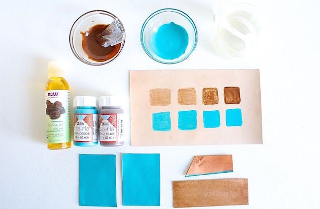 A Simple Way to Dye Leather for DIY Projects