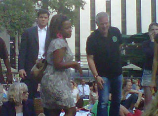 Glenn Beck Catches a Movie in the Park