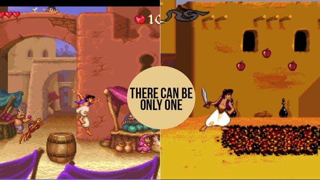 Let's Settle This Once and For All: Genesis Aladdin or Super NES Aladdin?
