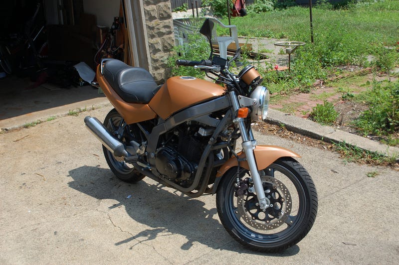 Wrapped the bike in Matte Copper Vinyl