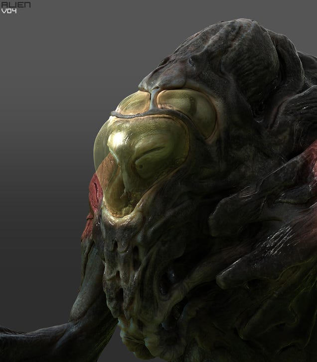 A StarCraft II Marine Won't Shoot Monsters This Pretty