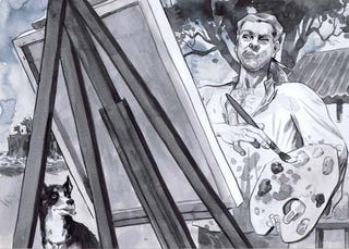 Concept art from the Sandman movie that never was