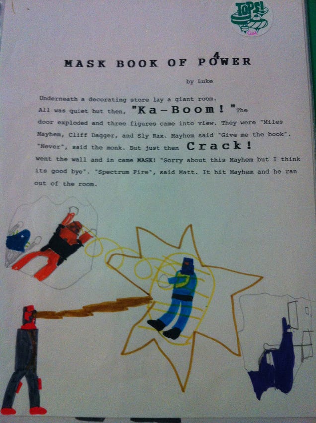 A Child's Sketchbook From the 1980s, Preserved For the 21st Century