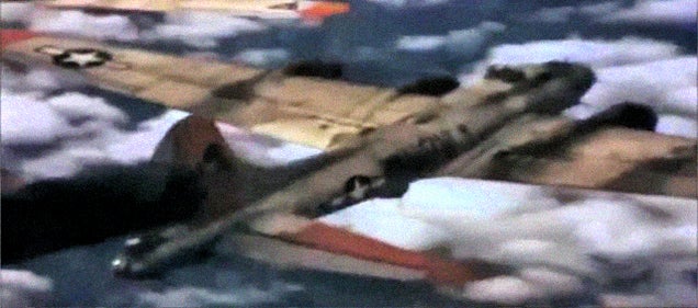 Holy crap, seeing World War II air combat footage in color is just nuts