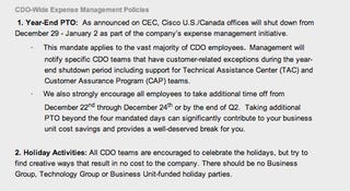 Cisco kills Christmas