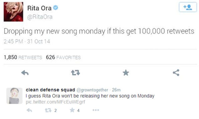 Rita Ora Is Still Trying