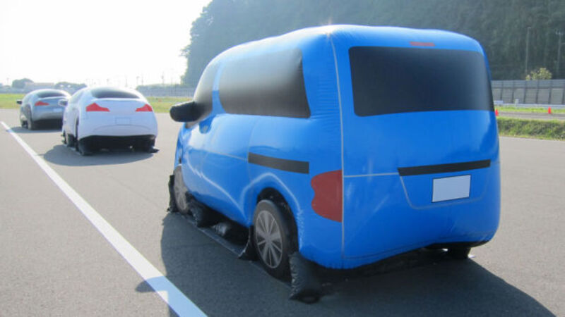 Why Nissan Built Realistic Inflatable Versions Of Its Most Popular Cars