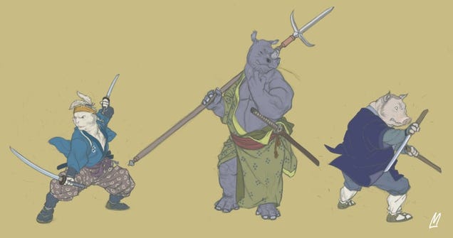Michael Bay, take a cue from these Ninja Turtle designs