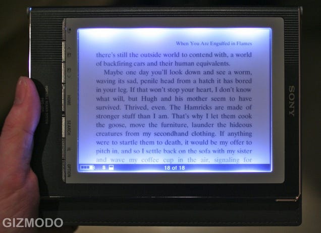 Hands On: Sony's New PRS-700 Touchscreen Reader