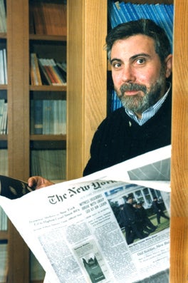 Nobel Winner Krugman Must Now Save Entire World Economy