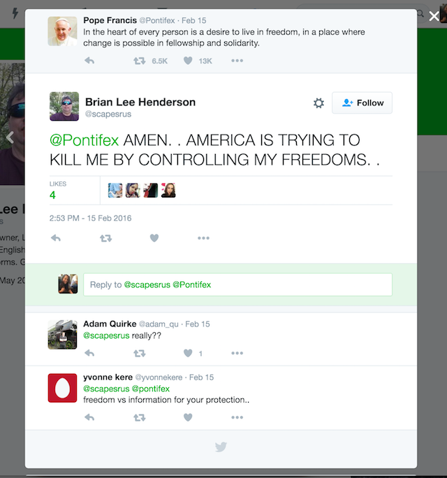 The Pope's Twitter Mentions Are a Living Hell