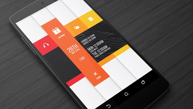 The Sliding Vertical Home Screen