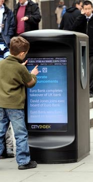 London Getting Bomb-Proof, News-Delivering Trash Cans
