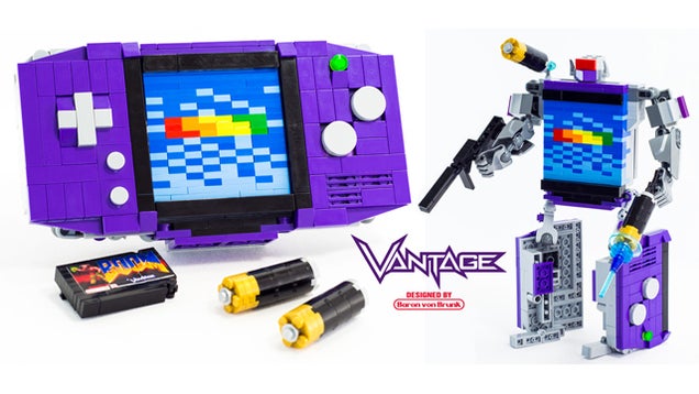 Kickass LEGO Transformer Turns Into a Game Boy Advance