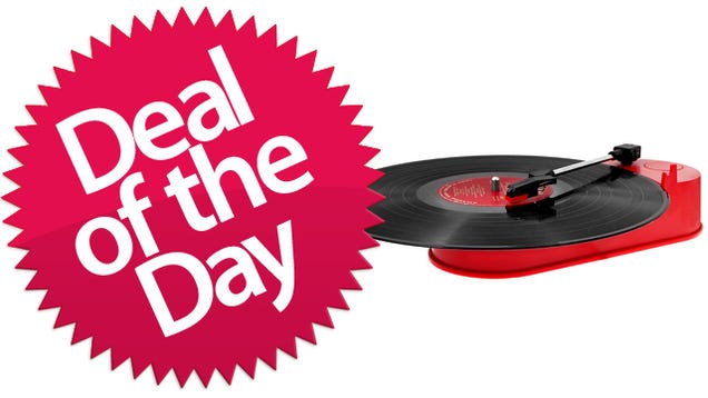 This Mini Portable USB Turntable Is Your Preservationist Deal of the Day