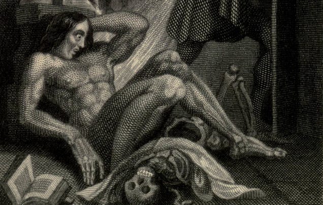 See The Earliest Illustration of Shelley's Frankenstein For Yourself