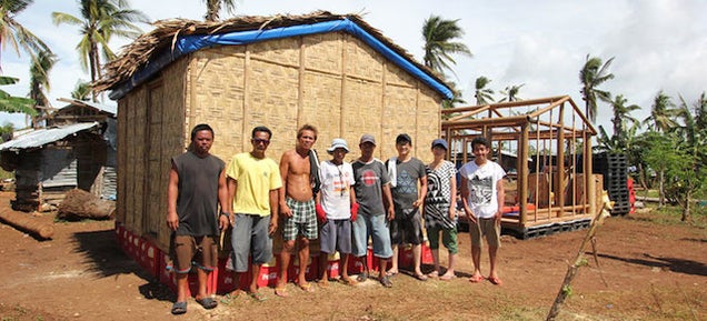 This Disaster Housing Is Made >From Cardboard and Coke Crates