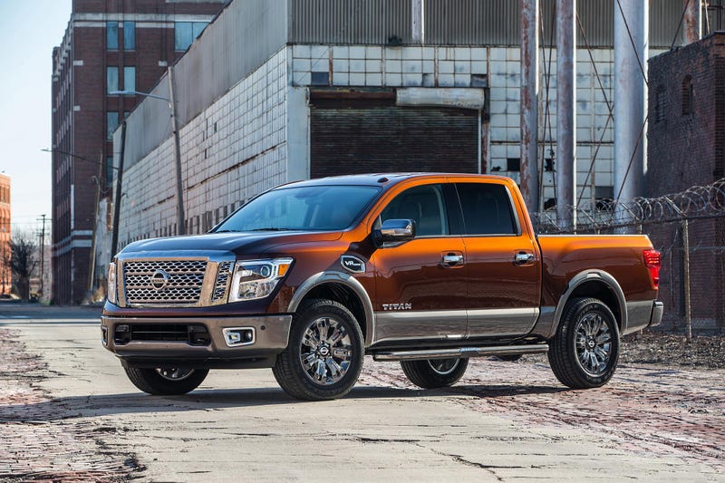 The 2017 Nissan Titan Crew Cab Is The Baby Titan With A Big V8
