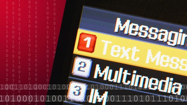 text message a cell phone