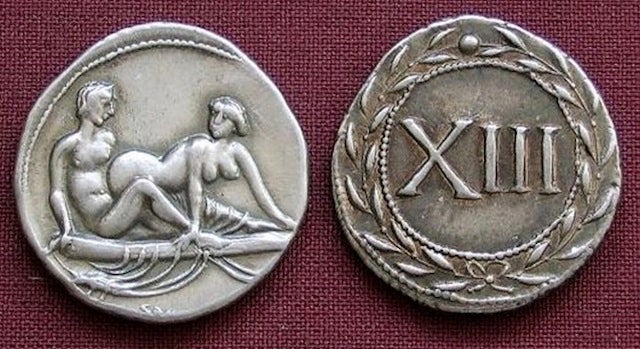 roman prostitute token