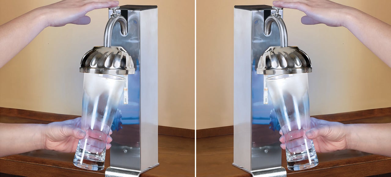 Forget the Freezer, This Device Frosts a Beer Glass In Just 10 Seconds