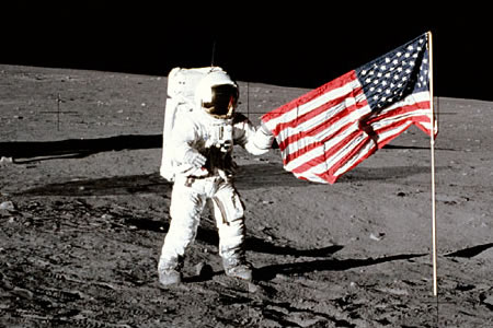 the moon landing the race into space