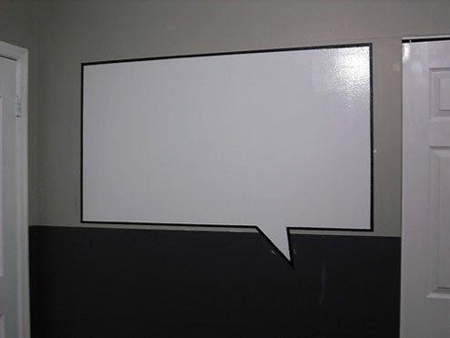 whiteboard diy bubble magnetic speech paint