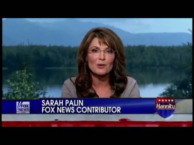 Sarah Palin Invents New Word Refudiate