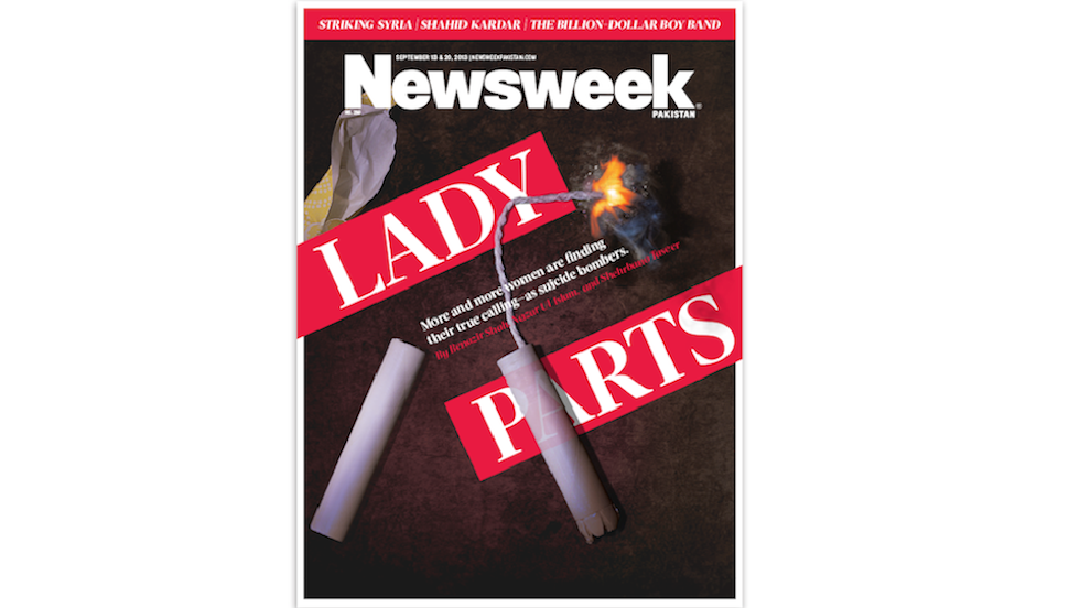 Newsweek Cover About Female Suicide Bombers Features Tampon Dynamite 