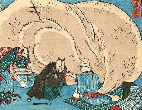 The Raccoon Scrotum Monster, and Other Awful Creatures from 1800s Japanese Artwork (NSFW)
