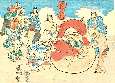 The Raccoon Scrotum Monster, and Other Awful Creatures from 1800s Japanese Artwork (NSFW)