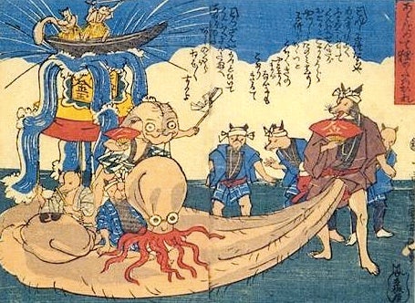 The Raccoon Scrotum Monster, and Other Awful Creatures from 1800s Japanese Artwork (NSFW)