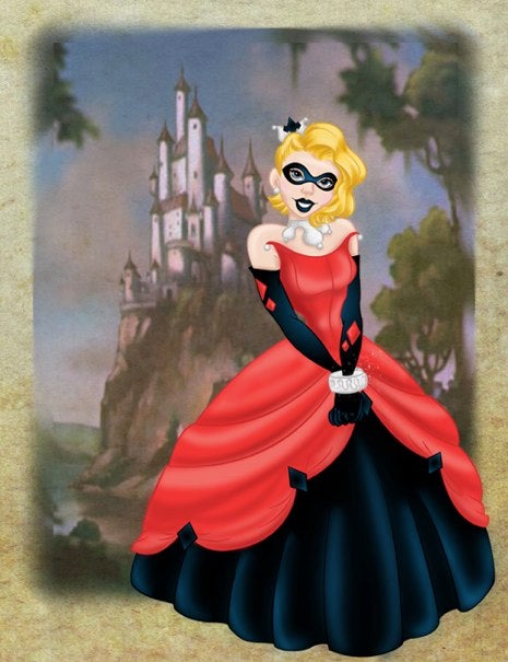 Gotham City's Sirens, reimagined as Disney Princesses