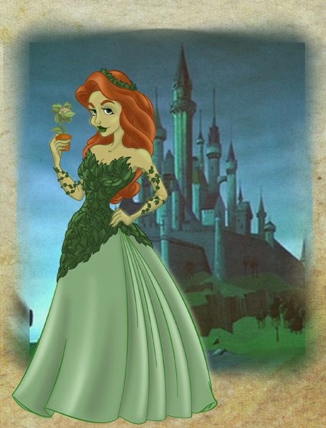 Gotham City's Sirens, reimagined as Disney Princesses