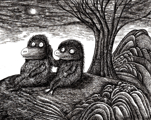 These stereographic monsters twitch wildly to fright and delight