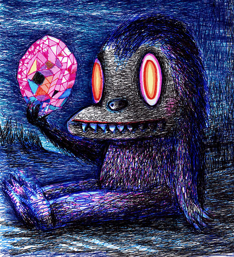 These stereographic monsters twitch wildly to fright and delight