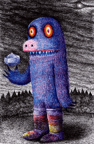 These stereographic monsters twitch wildly to fright and delight