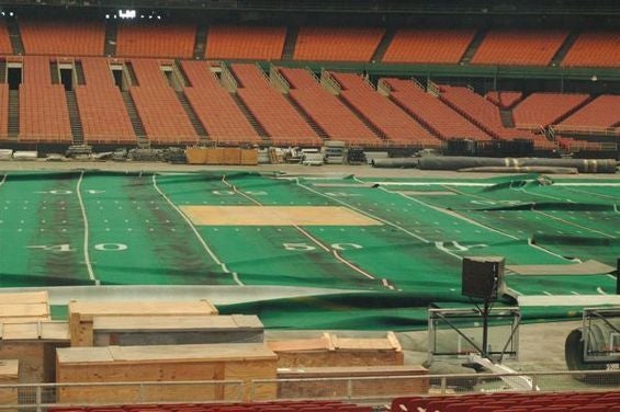 What The Astrodome Looks Like After Sitting Untouched And Rotting For A Decade