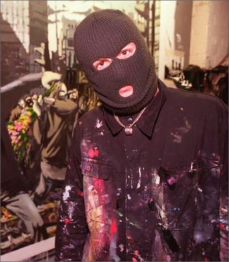 Rare Photos Of Banksy In Action