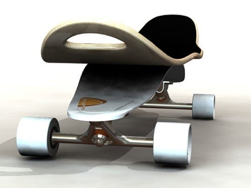 SoulArc Skateboard Has One Big Spring for Surf-Alike Goodness