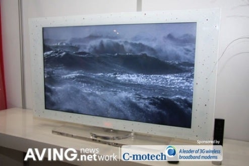 Gold and Jewels Yalos LCD TV Costs Too Much, Looks Like It has The Pox