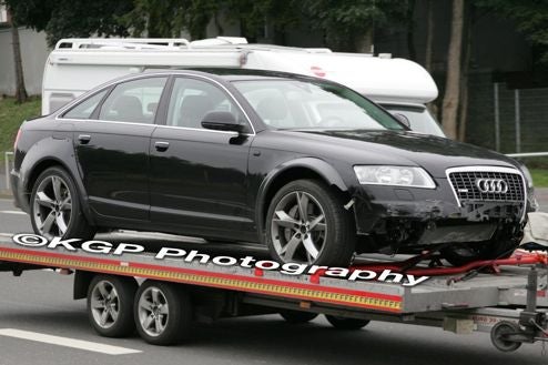 2010 Audi A7 Caught Testing, Crashing Near The Nürburgring