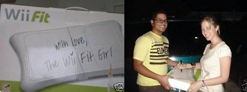 Wii Fit Signed By The Wii Fit Girl