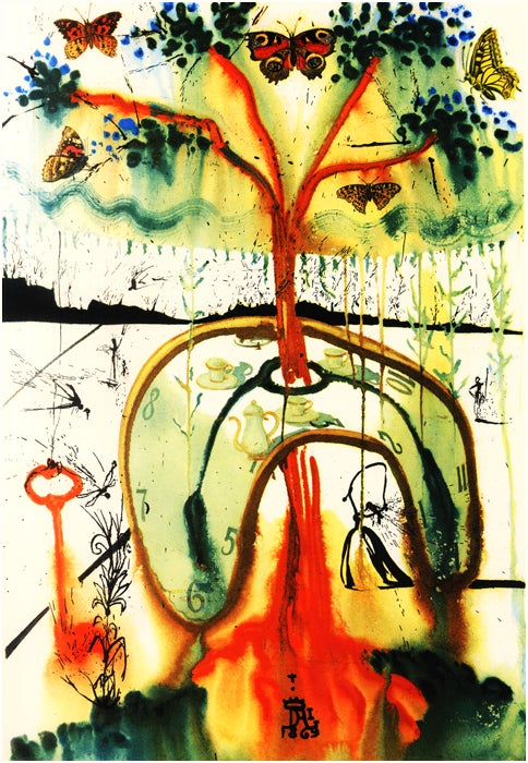 What did Salvador Dalí's Alice in Wonderland look like?