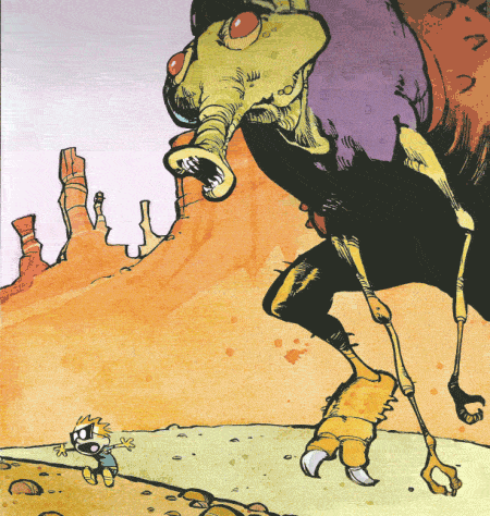Spaceman Spiff (and other classic Calvin and Hobbes moments) in GIF form