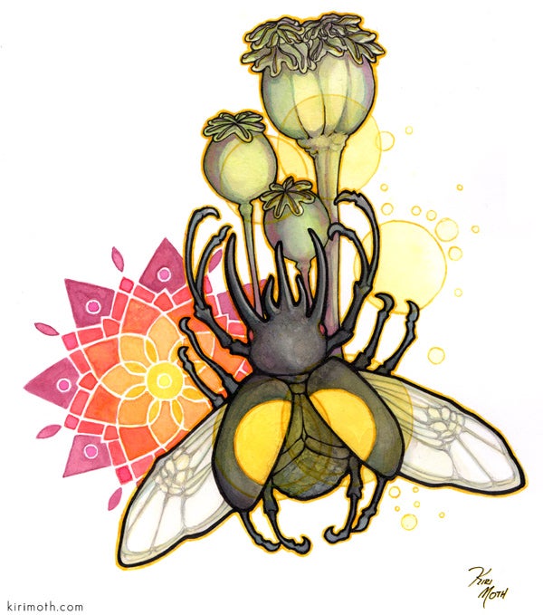 Get some original fantasy art from the great Kiri Moth!